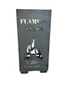 Feuertonne mit Motiv - Flaming Stars 4 Seitig - Stahl-Kreation.de