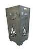 Feuertonne mit Motiv - Flaming Stars 4 Seitig - Stahl-Kreation.de