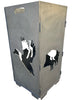 Feuertonne mit Motiv - Jägertonne 4 Seitig - Stahl-Kreation.de